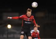 11 March 2022; Kris Twardek of Bohemians during the SSE Airtricity League Premier Division match between Shamrock Rovers and Bohemians at Tallaght Stadium in Dublin. Photo by Stephen McCarthy/Sportsfile