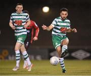 11 March 2022; Roberto Lopes of Shamrock Rovers during the SSE Airtricity League Premier Division match between Shamrock Rovers and Bohemians at Tallaght Stadium in Dublin. Photo by Stephen McCarthy/Sportsfile