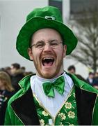 12 March 2022; Ireland supporter Kieran Dolaghan from Belfast before the Guinness Six Nations Rugby Championship match between England and Ireland at Twickenham Stadium in London, England. Photo by David Fitzgerald/Sportsfile
