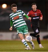 11 March 2022; Dylan Watts of Shamrock Rovers during the SSE Airtricity League Premier Division match between Shamrock Rovers and Bohemians at Tallaght Stadium in Dublin. Photo by Stephen McCarthy/Sportsfile
