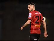 11 March 2022; Jordan Flores of Bohemians during the SSE Airtricity League Premier Division match between Shamrock Rovers and Bohemians at Tallaght Stadium in Dublin. Photo by Stephen McCarthy/Sportsfile