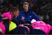 12 March 2022; Leinster head coach Leo Cullen before the United Rugby Championship match between Ulster and Leinster at Kingspan Stadium in Belfast. Photo by Harry Murphy/Sportsfile