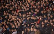 11 March 2022; Bohemians supporters during the SSE Airtricity League Premier Division match between Shamrock Rovers and Bohemians at Tallaght Stadium in Dublin. Photo by Stephen McCarthy/Sportsfile