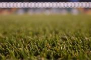 11 March 2022; A detailed view of the grass at Tallaght Stadium before the SSE Airtricity League Premier Division match between Shamrock Rovers and Bohemians at Tallaght Stadium in Dublin. Photo by Stephen McCarthy/Sportsfile