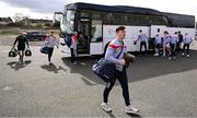 13 March 2022; Tadhg Corkery of Cork arrives before the Allianz Football League Division 2 match between Meath and Cork at Páirc Táilteann in Navan, Meath. Photo by Brendan Moran/Sportsfile