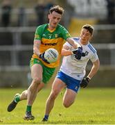 13 March 2022; Jason McGee of Donegal in action against Shane Carey of Monaghan during the Allianz Football League Division 1 match between Donegal and Monaghan at MacCumhaill Park in Ballybofey, Donegal. Photo by Ramsey Cardy/Sportsfile
