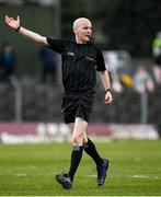 13 March 2022; Referee Liam Devenney during the Allianz Football League Division 2 match between Meath and Cork at Páirc Táilteann in Navan, Meath. Photo by Brendan Moran/Sportsfile