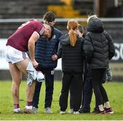 13 March 2022; Paul Conroy of Galway signs autographs for supporters after the game in the Allianz Football League Division 2 match between Galway and Clare at Tuam Stadium in Tuam, Galway. Photo by Ray Ryan/Sportsfile
