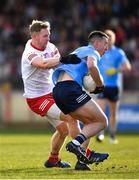 13 March 2022; Cormac Costello of Dublin in action against Frank Burns of Tyrone during the Allianz Football League Division 1 match between Tyrone and Dublin at O'Neill's Healy Park in Omagh, Tyrone. Photo by Ray McManus/Sportsfile