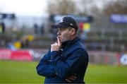 13 March 2022; Dublin manager Dessie Farrell during the Allianz Football League Division 1 match between Tyrone and Dublin at O'Neill's Healy Park in Omagh, Tyrone. Photo by Ray McManus/Sportsfile
