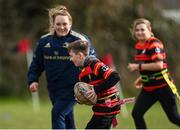 13 March 2022; Leinster Rugby Women Development Officier Mary Healy during the Leinster Rugby TAG4 Everymum Tournament at Clane RFC in Clane, Kildare. Photo by Harry Murphy/Sportsfile