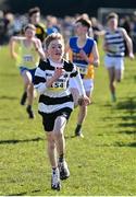 12 March 2022; Andrew Hinds of PBC, Cork, competing in the minor boys 2500m during the Irish Life Health All-Ireland Schools Cross Country at the City of Belfast Mallusk Playing Fields in Belfast. Photo by Ramsey Cardy/Sportsfile