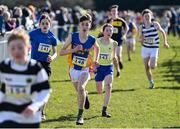 12 March 2022; Micheal Enright of St Marys CBS Tralee, Kerry, competing in the minor boys 2500m during the Irish Life Health All-Ireland Schools Cross Country at the City of Belfast Mallusk Playing Fields in Belfast. Photo by Ramsey Cardy/Sportsfile