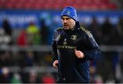 12 March 2022; Leinster lead performance analyst Emmet Farrell before the United Rugby Championship match between Ulster and Leinster at Kingspan Stadium in Belfast. Photo by Harry Murphy/Sportsfile
