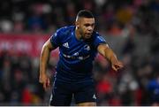 12 March 2022; Adam Byrne of Leinster during the United Rugby Championship match between Ulster and Leinster at Kingspan Stadium in Belfast. Photo by Harry Murphy/Sportsfile