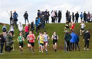 12 March 2022; Eamon Coyle of CBS Roscommon, Roscommon, competing in the junior boys 3500m during the Irish Life Health All-Ireland Schools Cross Country at the City of Belfast Mallusk Playing Fields in Belfast. Photo by Ramsey Cardy/Sportsfile