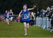 12 March 2022; Simon Farrell of St Flannans Ennis, Clare, competing in the junior boys 3500m during the Irish Life Health All-Ireland Schools Cross Country at the City of Belfast Mallusk Playing Fields in Belfast. Photo by Ramsey Cardy/Sportsfile