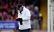 13 March 2022; An umpire notes a score in his book during the Allianz Football League Division 1 match between Tyrone and Dublin at O'Neill's Healy Park in Omagh, Tyrone. Photo by Ray McManus/Sportsfile