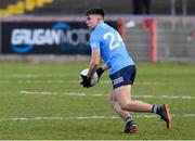 13 March 2022; Lorcan O'Dell of Dublin during the Allianz Football League Division 1 match between Tyrone and Dublin at O'Neill's Healy Park in Omagh, Tyrone. Photo by Ray McManus/Sportsfile