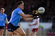 13 March 2022; David Byrne of Dublin during the Allianz Football League Division 1 match between Tyrone and Dublin at O'Neill's Healy Park in Omagh, Tyrone. Photo by Ray McManus/Sportsfile