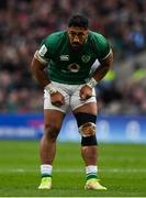 12 March 2022; Bundee Aki of Ireland during the Guinness Six Nations Rugby Championship match between England and Ireland at Twickenham Stadium in London, England. Photo by Brendan Moran/Sportsfile