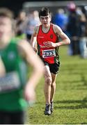 12 March 2022; Robert Troy of Charleville CBS, Cork, competing in the intermediate boys 5000m during the Irish Life Health All-Ireland Schools Cross Country at the City of Belfast Mallusk Playing Fields in Belfast. Photo by Ramsey Cardy/Sportsfile