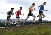12 March 2022; Action during the senior boys 6500m, competing in the senior boys 6500m during the Irish Life Health All-Ireland Schools Cross Country at the City of Belfast Mallusk Playing Fields in Belfast. Photo by Ramsey Cardy/Sportsfile