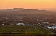 14 March 2022; A general view of the racecourse as seen from Cleve Hill ahead of the Cheltenham Racing Festival at Prestbury Park in Cheltenham, England. Photo by Seb Daly/Sportsfile