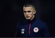 14 March 2022; Adam Murphy of St Patrick's Athletic in the warm-up before the SSE Airtricity League Premier Division match between St Patrick's Athletic and UCD at Richmond Park in Dublin. Photo by Piaras Ó Mídheach/Sportsfile
