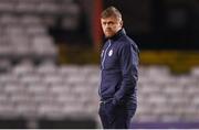 14 March 2022; Shelbourne manager Damien Duff before the SSE Airtricity League Premier Division match between Bohemians and Shelbourne at Dalymount Park in Dublin. Photo by Brendan Moran/Sportsfile