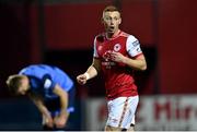 14 March 2022; Eoin Doyle of St Patrick's Athletic after scoring his side's first goal during the SSE Airtricity League Premier Division match between St Patrick's Athletic and UCD at Richmond Park in Dublin. Photo by Piaras Ó Mídheach/Sportsfile