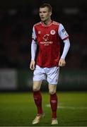 14 March 2022; Mark Doyle of St Patrick's Athletic during the SSE Airtricity League Premier Division match between St Patrick's Athletic and UCD at Richmond Park in Dublin. Photo by Piaras Ó Mídheach/Sportsfile