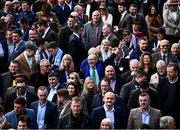 15 March 2022; Racegoers await entry on day one of the Cheltenham Racing Festival at Prestbury Park in Cheltenham, England. Photo by David Fitzgerald/Sportsfile