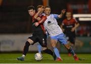 14 March 2022; Ali Coote of Bohemians is tackled by John Ross Wilson of Shelbourne during the SSE Airtricity League Premier Division match between Bohemians and Shelbourne at Dalymount Park in Dublin. Photo by Brendan Moran/Sportsfile