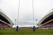 15 March 2022; A general view inside the stadium before the Munster Rugby Schools Senior Cup Final match between Crescent College Comprehensive, Limerick, and Presentation Brothers College, Cork, at Thomond Park in Limerick. Photo by Harry Murphy/Sportsfile