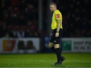 14 March 2022; Referee Ray Matthews during the SSE Airtricity League Premier Division match between St Patrick's Athletic and UCD at Richmond Park in Dublin. Photo by Piaras Ó Mídheach/Sportsfile