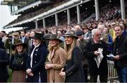 15 March 2022; Spectators await the start of the Boodles Juvenile Handicap Hurdle during day one of the Cheltenham Racing Festival at Prestbury Park in Cheltenham, England. Photo by David Fitzgerald/Sportsfile