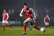 11 March 2022; Darragh Burns of St Patrick's Athletic during the SSE Airtricity League Premier Division match between Finn Harps and St Patrick's Athletic at Finn Park in Ballybofey, Donegal. Photo by Ramsey Cardy/Sportsfile