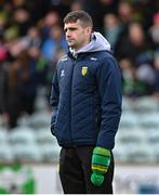 13 March 2022; Caolan McGonagle of Donegal during the Allianz Football League Division 1 match between Donegal and Monaghan at MacCumhaill Park in Ballybofey, Donegal. Photo by Ramsey Cardy/Sportsfile