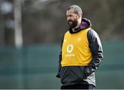 16 March 2022; Head coach Andy Farrell during Ireland rugby squad training at Carton House in Maynooth, Kildare. Photo by Piaras Ó Mídheach/Sportsfile
