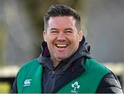 16 March 2022; National scrum coach John Fogarty arrives for Ireland rugby squad training at Carton House in Maynooth, Kildare. Photo by Piaras Ó Mídheach/Sportsfile