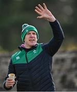 16 March 2022; Forwards coach Paul O'Connell arrives for Ireland rugby squad training at Carton House in Maynooth, Kildare. Photo by Piaras Ó Mídheach/Sportsfile