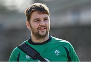 16 March 2022; Iain Henderson arrives for Ireland rugby squad training at Carton House in Maynooth, Kildare. Photo by Piaras Ó Mídheach/Sportsfile