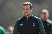16 March 2022; Jack Carty arrives for Ireland rugby squad training at Carton House in Maynooth, Kildare. Photo by Piaras Ó Mídheach/Sportsfile