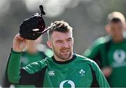 16 March 2022; Peter O’Mahony arrives for Ireland rugby squad training at Carton House in Maynooth, Kildare. Photo by Piaras Ó Mídheach/Sportsfile