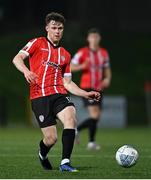 14 March 2022; Cameron McJannet of Derry City during the SSE Airtricity League Premier Division match between Derry City and Drogheda United at The Ryan McBride Brandywell Stadium in Derry. Photo by Ramsey Cardy/Sportsfile