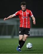 14 March 2022; Cameron McJannet of Derry City during the SSE Airtricity League Premier Division match between Derry City and Drogheda United at The Ryan McBride Brandywell Stadium in Derry. Photo by Ramsey Cardy/Sportsfile