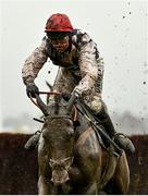 16 March 2022; Dusart, with Nico de Boinville up, during the Brown Advisory Novices' Chase on day two of the Cheltenham Racing Festival at Prestbury Park in Cheltenham, England. Photo by David Fitzgerald/Sportsfile