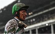 16 March 2022; Jockey Davy Russell after riding Grand Roi in the Coral Cup Handicap Hurdle on day two of the Cheltenham Racing Festival at Prestbury Park in Cheltenham, England. Photo by David Fitzgerald/Sportsfile