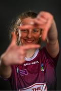15 March 2022; Abbie Callanan poses for a portrait during a Galway WFC squad portrait session at Spóirtlann an Chaisleáin Ghearr in Galway. Photo by Eóin Noonan/Sportsfile